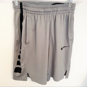 Nike Men Gray Athletic Dri Fit Shorts Size Small
